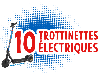 10 trottinettes électriques