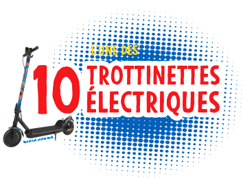 Une des 10 trottinettes électriques