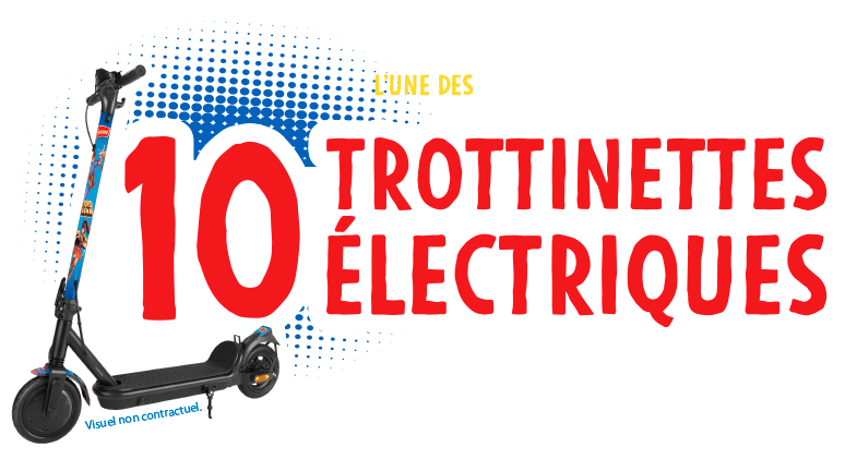 Une des 10 trottinettes électriques